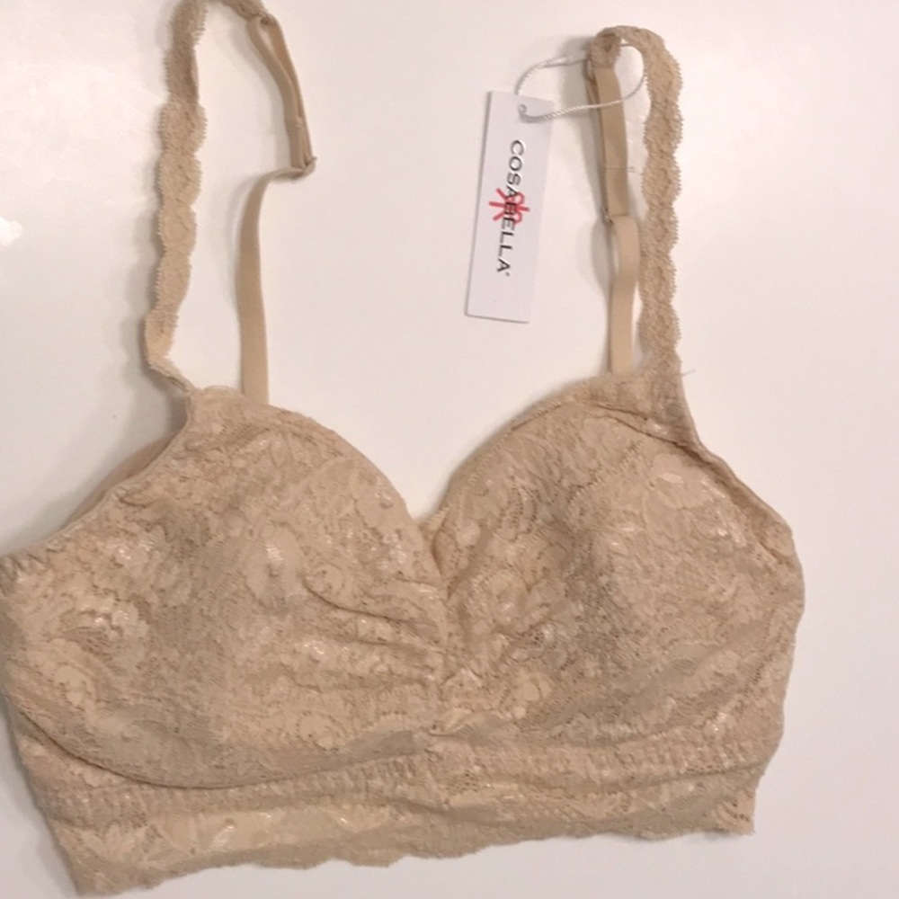 NWT Cosabella soft bra in Blush